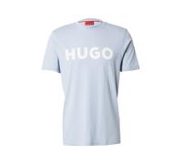 HUGO Maglietta 'Dulivio' blu chiaro / bianco Uomo HUGO L