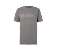 HUGO Maglietta 'Dulivio' color fango / grigio scuro Uomo HUGO XL