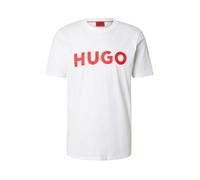 HUGO Maglietta 'Dulivio' rosso / bianco, Taglia XL