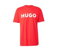 T-shirt HUGO Dulivio manica corta rosso bianco - S