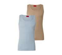 HUGO Maglietta intima blu fumo / broccato Uomo HUGO XXL