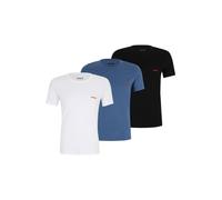 HUGO Maglietta intima blu scuro / nero / bianco Uomo HUGO M