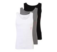 HUGO Maglietta intima écru / grigio / nero Uomo HUGO L