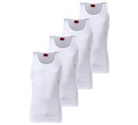 HUGO Maglietta intima rosso / bianco Uomo HUGO XL rosso / bianco