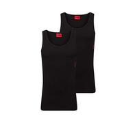 HUGO Maglietta intima rosso / nero Uomo HUGO S rosso / nero