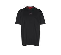 HUGO T-shirt del pigiama relaxed fit in cotone con logo stampato - Style SPLIT LOGO_T-SHIRT, 50544185 Nero L