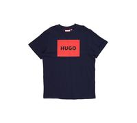 HUGO Maglietta marino / rosso sangue / nero Bambini HUGO 140