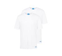 HUGO Maglietta 'Naolo' blu / bianco Uomo HUGO L blu / bianco