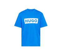 HUGO Maglietta 'Nico' azzurro / bianco Uomo HUGO M