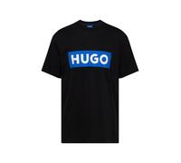 HUGO Maglietta 'Nico' azzurro / nero / bianco Uomo HUGO M azzurro / nero / bianco