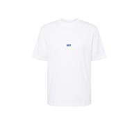 HUGO Maglietta 'Nieros' blu / bianco, Taglia XL