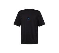 HUGO Maglietta 'Nieros' blu chiaro / nero / bianco, Taglia XL