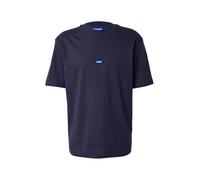 HUGO Maglietta 'Nieros' navy / azzurro / bianco Uomo HUGO M navy / azzurro / bianco