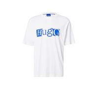 HUGO Blue - Nugix - T-shirt bianca con logo-Bianco L
