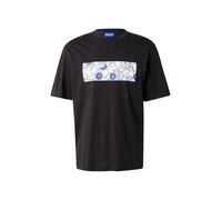 HUGO Maglietta 'Nurix' blu / blu chiaro / nero / bianco, Taglia XXL