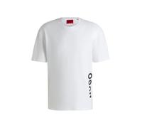 HUGO Maglietta RN Relaxed 10250129 01, Bianco 100, M