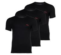 Hugo 10217251 Short Sleeve Base Layer 3 Units Nero L Uomo