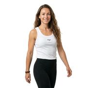 HUGO Top extra slim fit con logo in stampa puff - Style Damatank_B_1, 50572293 Bianco L