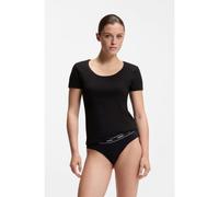 HUGO Magliette intime in cotone in confezione da due - Style TWIN T-SHIRT RN, 50469660 Nero L