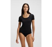 HUGO Magliette intime in cotone in confezione da due - Style TWIN T-SHIRT RN, 50469660 Nero XS