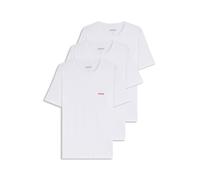 HUGO Magliette intime in cotone in confezione da tre - Style T-SHIRT RN TRIPLET P, 50493972 Bianco L