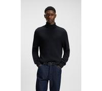 HUGO Maglione a collo alto lavorato in cotone - Style Smattor, 50532066 Blu scuro L