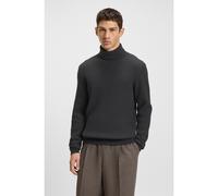 HUGO Maglione a collo alto lavorato in cotone - Style Smattor, 50532066 Grigio scuro XXL