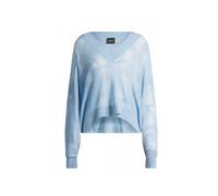 Hugo - Maglione con scollo a V Fenarte - -Knitwear -Donna -Blu -L