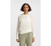 HUGO Maglione in cotone lavorato a rete - Style Sumeria_B, 50539390 Bianco XXL