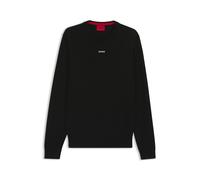 HUGO Maglione in cotone - Style San Cassius-C2, 50553588 Nero L