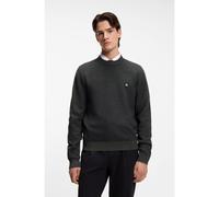 HUGO Maglione lavorato a maglia con logo scomposto - Style Setal, 50553610 Grigio scuro S