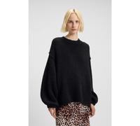 HUGO Maglione lavorato oversize con maniche a sbuffo - Style Sagarro, 50548252 Nero M