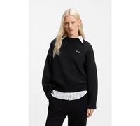 HUGO Maglione oversize in maglia con logo scritto a mano - Style Shenny_B, 50569622 Nero S