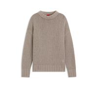 HUGO Maglione oversize in misto lana - Style Sloossy, 50522553 Beige chiaro L