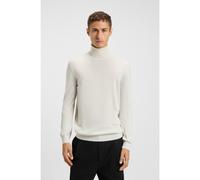 HUGO Maglione regular fit a collo alto in lana vergine - Style San Thomas-M, 50474174 Bianco S