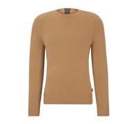 Hugo - Maglione Regular Fit in Cashmere Beige - -Knitwear -Uomo -Beige -M