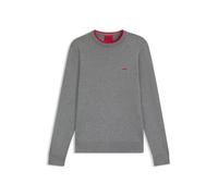 HUGO Maglione regular fit in misto cotone - Style San Cudo-1, 50485822 Grigio XXL