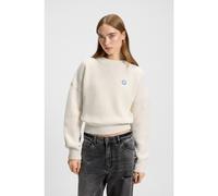 HUGO Maglione relaxed fit con logo Happy HUGO - Style Slogery_B, 50530283 Colore neutro XS
