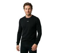 Hugo Maglione slim fit San Cassius-C2 cotone con logo Nero L Uomo