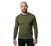 HUGO Maglione slim fit in cotone con logo - Style San Cassius-C2, 50553588 Oliva L