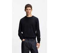 HUGO Maglione slim fit in cotone con logo - Style San Cassius-C2, 50553588 Blu scuro M