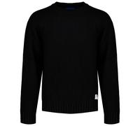 HUGO Maglione in cotone con lavorazione a coste - Style Sonnee, 50551398 Nero L