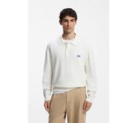 HUGO Maglione stile polo oversize in cotone - Style San Patty-C, 50570276 Colore neutro XL