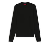 HUGO Maglione slim fit con scollatura alta - Style San Marc-CV, 50546856 Nero L
