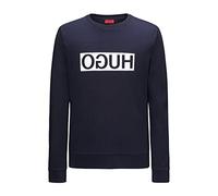 HUGO Men Dicago, Felpa Uomo, Blu (Navy 410), Small