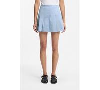 HUGO Minigonna a pieghe in popeline di cotone a righe - Style Renona-1_B, 50559454 Righe azzurre 48