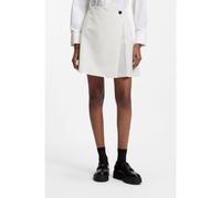 HUGO Minigonna con effetto incrociato gessata - Style Riberi, 50559171 Righe bianche 40