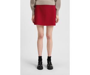 HUGO Minigonna dalla linea svasata con effetto texturizzato - Style Ramine, 50547637 Rosso 46