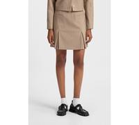 HUGO Minigonna in flanella gessata - Style Ramola, 50542569 Beige a motivi 42