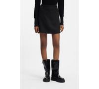HUGO Minigonna in tessuto bouclé - Style Romese-1, 50558561 Nero 42